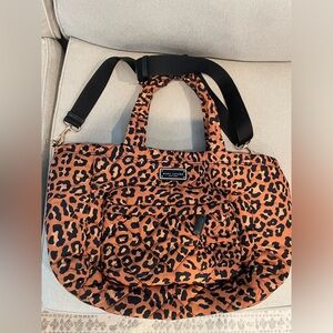 Marc Jacobs Quilted Nylon Patterned Animal Print Diaper Tote Bag
